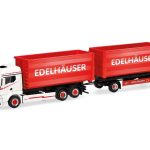herpa 319317 MAN TGS TM Abrollmulden-Hängerzug Edelhäuser 1:87 NEU + OVP