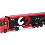 herpa 319324 MAN TGX GX Schubboden-Sattelzug Helo-Logistik 1:87 NEU + OVP