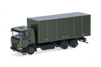 herpa 747226 Scania XT17 Koffer-LKW 3achs Schwedische Armee 1:87 NEU + OVP