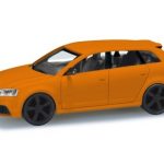 herpa 024877-005 Audi RS3 Sportback - glutorange mit schwarzen Felgen 1:87 NEU + OVP