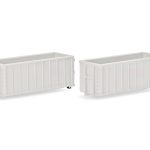 herpa 053884-003 Abrollmulden gerippt - weiß (2 Stück) 1:87 NEU + OVP