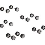 herpa 054911 Zubehör Sportfelgen AUDI 1:87 NEU + OVP