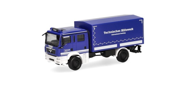 098311 herpa 098311 MAN TGM MzKW THW Freising 1:87 NEU + OVP – Bild 1