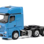 herpa 317917-002 Mercedes-Benz Actros L Gigaspace Zugmaschine 3achs (6x4) - lichtblau 1:87 NEU + OVP