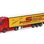 herpa 319218 Mercedes-Benz Actros Gigaspace Gardinenplanen-Sattelzug Spedition Schiffers 1:87 NEU + OVP