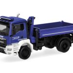 herpa 319522 MAN TGS NN 3-Seiten-Kipper mit Ladekran 2achs THW Brandenburg 1:87 NEU + OVP