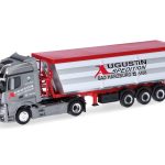 herpa 319614 Mercedes-Benz Actros Streamspace Stahlmulden-Sattelzug Augustin Spedition 1:87 NEU + OVP