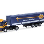herpa 319638 MAN F90 Planen-Sattelzug ASG 1:87 NEU + OVP