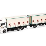 herpa 319652 MAN TGX GM Wechselgardinenplanen-Hängerzug Circus Krone 1:87 NEU + OVP