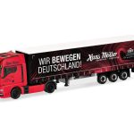 herpa 319669 MAN TGX GX Gardinenplanen-Sattelzug Hans Möller / Wir bewegen Deutschland 1:87 NEU + OVP