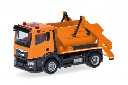 Vorbestellung herpa 319768 MAN TGS NN Absetzkipper AK12 - kommunalorange 1:87 NEU + OVP