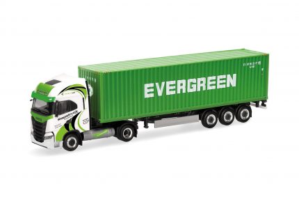Vorbestellung herpa 319942 Iveco S-Way LNG 40ft. Container-Sattelzug "Rapstrucks / Evergreen" 1:87 NEU + OVP