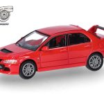 herpa MicroCity87 87MC000005 Mitsubishi Lancer Evolution 9 - rot (2005-2007) 1:87 NEU + OVP