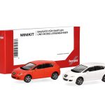 herpa 013970-002 MiniKit Seat Leon - naranja/candyweiß (2 Stück) 1:87 NEU + OVP