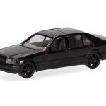Vorbestellung herpa 020947-002 Mercedes-Benz 600 SEL V12 mit Brabus-Felgen - schwarz 1:87 NEU + OVP
