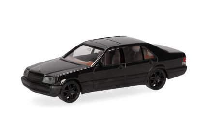 Vorbestellung herpa 020947-002 Mercedes-Benz 600 SEL V12 mit Brabus-Felgen - schwarz 1:87 NEU + OVP