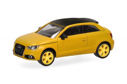 Vorbestellung herpa 024532-002 Audi S1 - vegasgelb, Dach schwarz 1:87 NEU + OVP