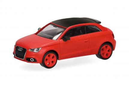 Vorbestellung herpa 034531-002 Audi S1 - misanorot perleffekt, Dach schwarz 1:87 NEU + OVP