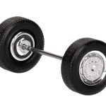 herpa 054966 Zubehör Radsätze Allrad Vorderachse einteilig - chrom (8 Radsätze in Einzelteilen) 1:87 NEU + OVP