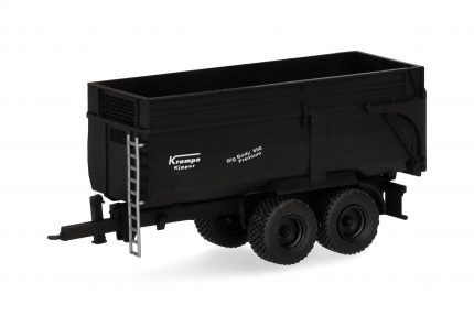 Vorbestellung herpa 077095 Krampe Kippmuldenanhänger BigBody 650 2achs - schwarz 1:87 NEU + OVP