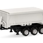herpa 077101 Abraumcontainerauflieger 3achs - weiß 1:87 NEU + OVP
