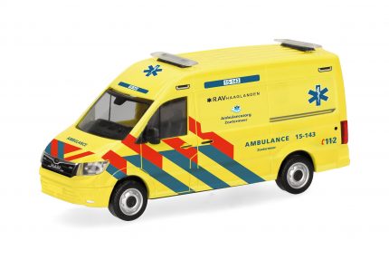 Vorbestellung herpa 098694 MAN TGE Kasten HD "Ambulance 15-143" (Niederlande) 1:87 NEU + OVP