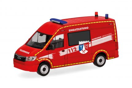 Vorbestellung herpa 098731 MAN TGE Halbbus Hochdach "Feuerwehr Oberhausen/ELW" 1:87 NEU + OVP