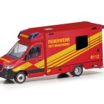 Vorbestellung herpa 098755 Mercedes-Benz Sprinter 18 Fahrtec RTW "Feuerwehr" 1:87 NEU + OVP