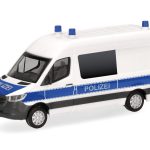 Vorbestellung herpa 098786 Mercedes-Benz Sprinter 18 Halbbus Hochdach "Polizei Nordrhein-Westfalen/Brandermittler" 1:87 NEU + OVP