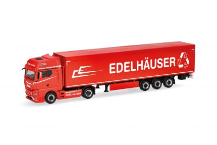 Vorbestellung herpa 319799 MAN TGX GX Schubboden-Sattelzug "Edelhäuser" 1:87 NEU + OVP
