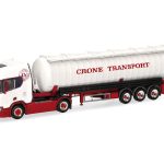 herpa 319904 Scania CR 20 HD Saugsilo-Sattelzug Crone Handel und Transport 1:87 NEU + OVP