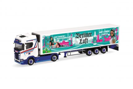 Vorbestellung herpa 320009 Scania CS 20 HD Kühlkoffer-Sattelzug "Scheufler/Berliner Luft" 1:87 NEU + OVP