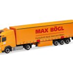 herpa 320016 DAF XG Gardinenplanen-Sattelzug Max Bögl 1:87 NEU + OVP