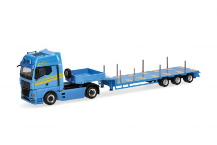 Vorbestellung herpa 320047 MAN TGX GX Semitieflader-Sattelzug "Zillner" 1:87 NEU + OVP