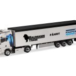 herpa 320085 MAN TGX GX Schubboden-Sattelzug Baumann/Knapen 1:87 NEU + OVP