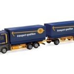 Vorbestellung herpa 320160 Renault AE Wechselpritschen/planen-Hängerzug  "ASG" (Schweden) 1:87 NEU + OVP
