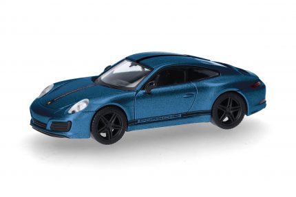 Vorbestellung herpa 430418-002 Porsche 911 (991) Carrera 4 S - saphierblau 1:87 NEU + OVP