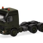 Vorbestellung herpa 747264 Mercedes-Benz Actros L (96) MP1 Zugmaschine 3achs (6x4) - olivgrün (Belgien) 1:87 NEU + OVP