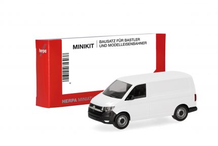 Vorbestellung herpa 014267 MiniKit VW T6.1 Kasten - weiß (1 Stück) 1:87 NEU + OVP