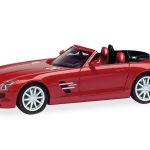 Vorbestellung herpa 024853-002 Mercedes-Benz SLS AMG Roadster - feueropal 1:87 NEU + OVP