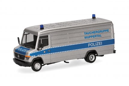 Vorbestellung herpa 098823 Mercedes-Benz T2 Vario Kasten "Polizei Tauchergruppe Wuppertal" 1:87 NEU + OVP