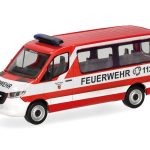 Vorbestellung herpa 098885 Mercedes-Benz Sprinter `18 Flachdach Bus "Feuerwehr Nürnberg" 1:87 NEU + OVP