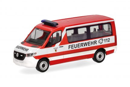 Vorbestellung herpa 098885 Mercedes-Benz Sprinter `18 Flachdach Bus "Feuerwehr Nürnberg" 1:87 NEU + OVP