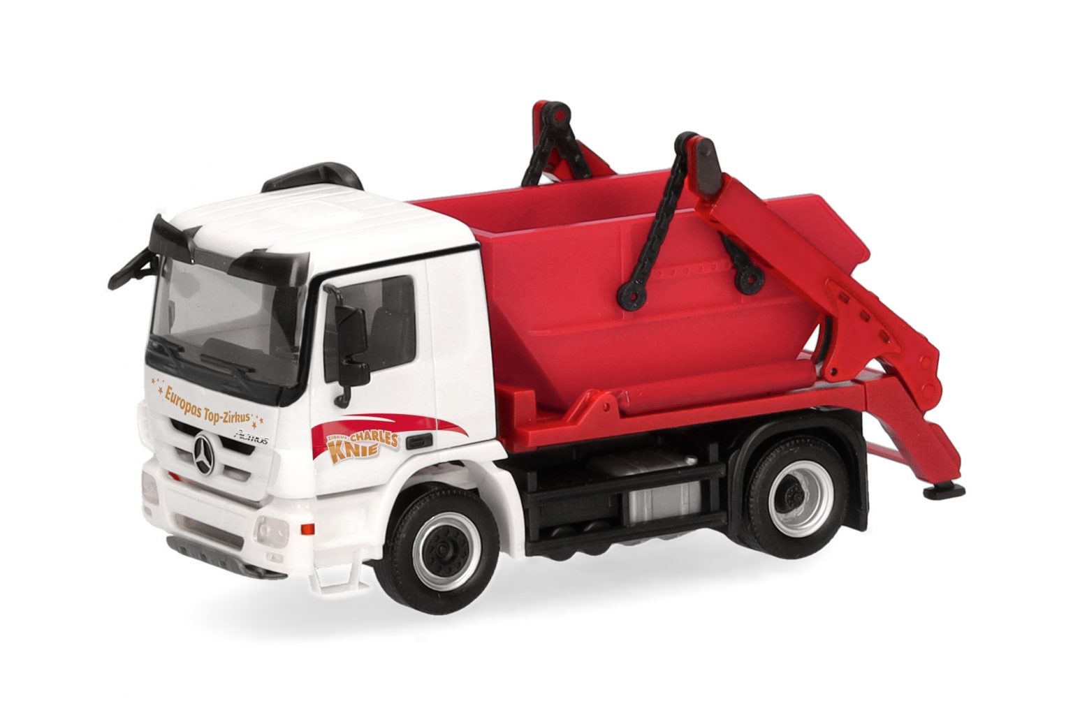 Herpa 048965, Mercedes-Benz Actros M 08 Universallöschfahrzeug Feuerwehr, für Spur H0, mit