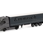 Vorbestellung herpa 320474 DAF XG+ Gardinenplanen-Sattelzug "Emmrich Transporte" 1:87 NEU + OVP
