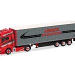 Vorbestellung herpa 320498 MAN TGX GX Gardinenplanen-Sattelzug "Hebeis Transporte" 1:87 NEU + OVP