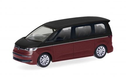 Vorbestellung herpa 430425-002 VW Multivan - Deep-Black/Fortanarot 1:87 NEU + OVP