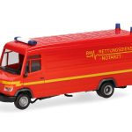 Vorbestellung herpa 700894 Mercedes-Benz Vario Kasten lang "Bundeswehr Rettungsdienst / Notarzt Hamburg" 1:87 NEU + OVP