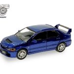 herpa MicroCity87 87MC000039 Mitsubishi Lancer Evo 9 - blau 1:87 NEU + OVP