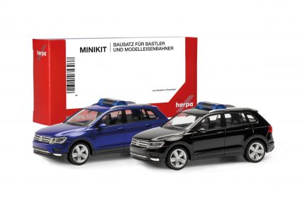 Vorbestellung herpa 013109-003 MiniKit VW Tiguan - ultramarinblau und schwarz (2 Stück) 1:87 NEU + OVP